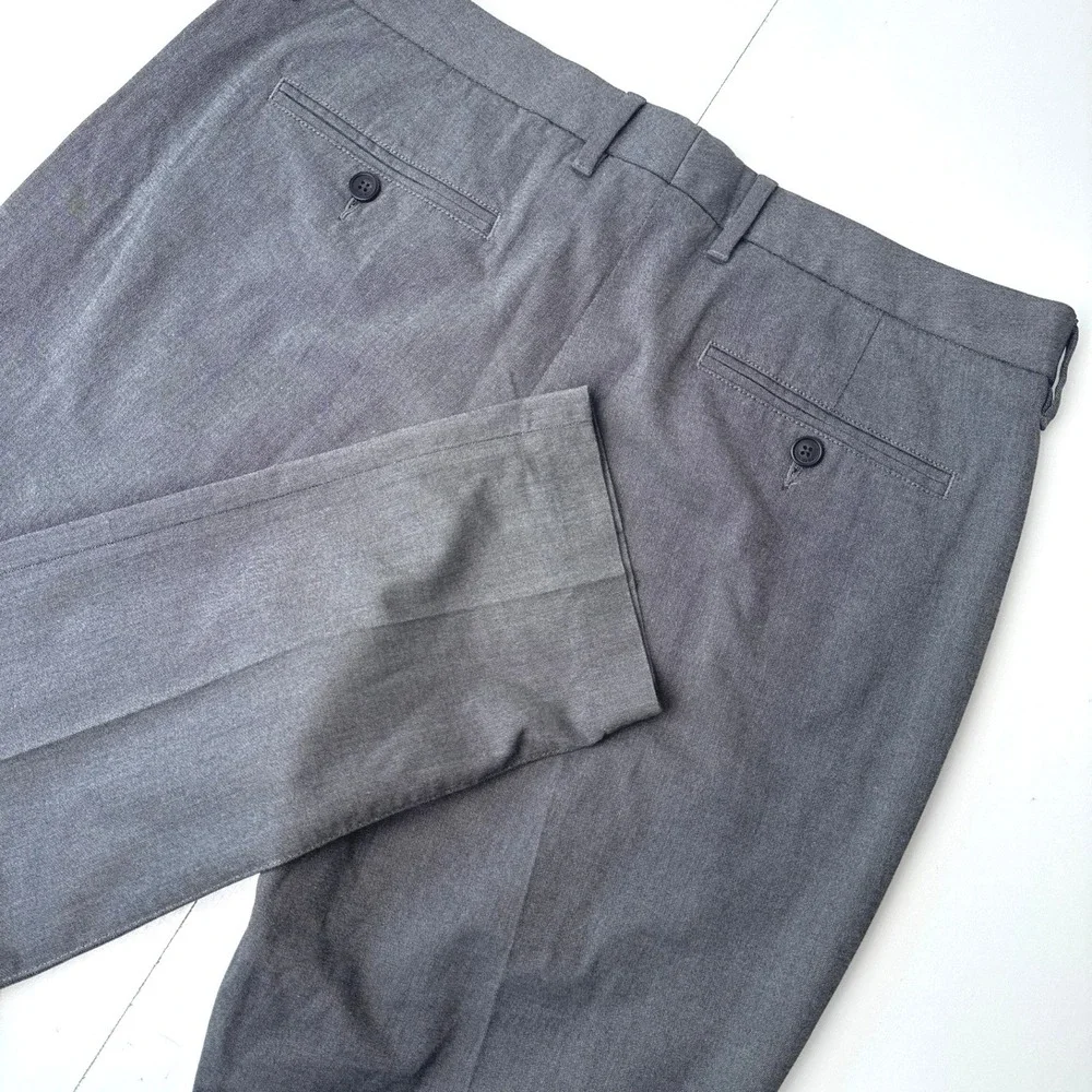 Bonobos Weekday Warrior Slim Taper Grey Dress Pants Mens 35x30 Tuesday - Picture 1 of 11